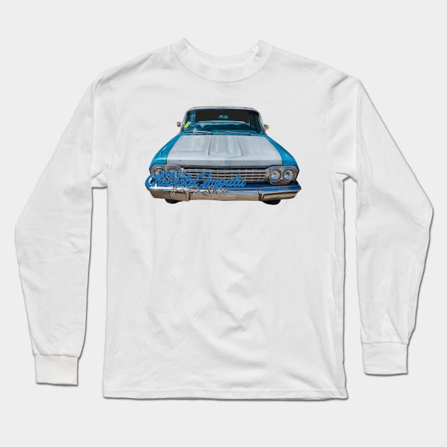 1962 Chevrolet Impala SS Hardtop Sedan Long Sleeve T-Shirt by Gestalt Imagery